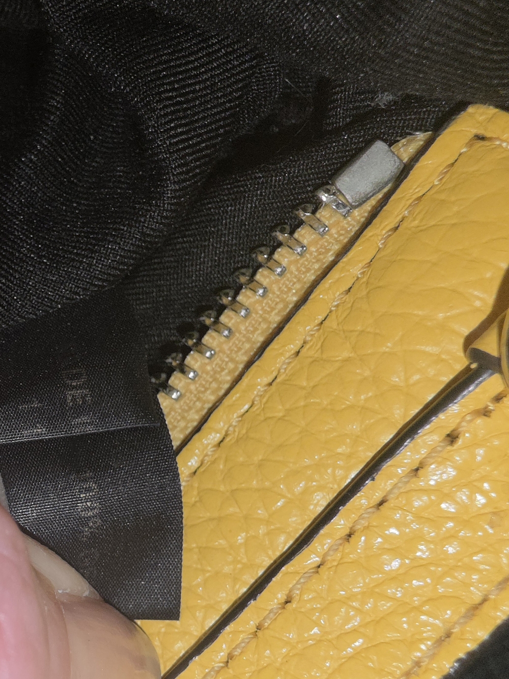 Rebecca Minkoff Regan Crossbody Purse Dandelion Yellow Pebbled Leather Mint! - Picture 12 of 13